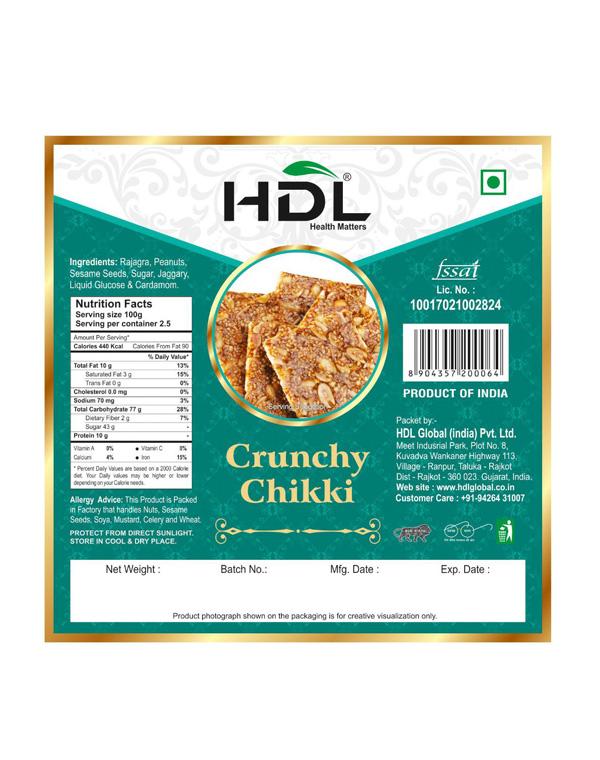 HDL HDL Crunchy Chikki