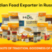 Indian Food Exporter in Russia